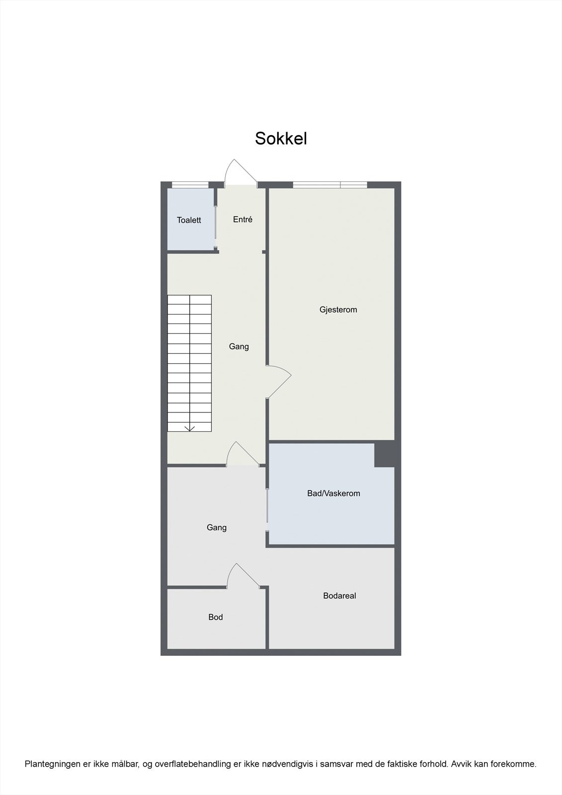 Plantegning - Sokkel Galleribilde