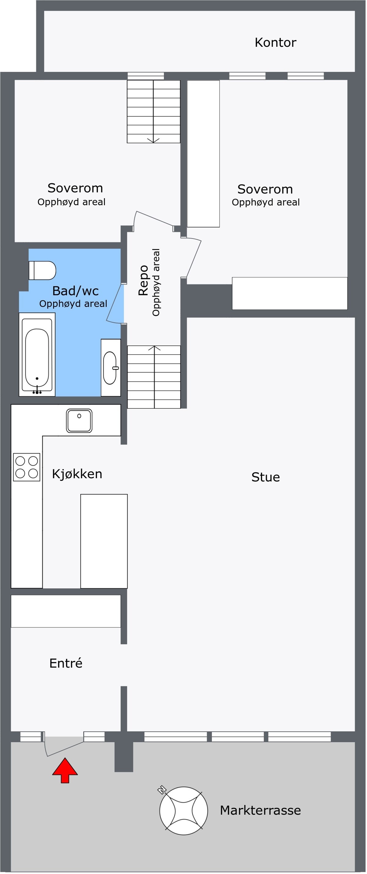 Plantegning. Galleribilde