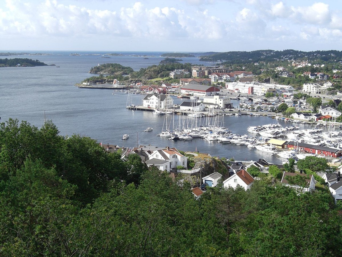 Ekte sørlandsidyll i Grimstad Galleribilde