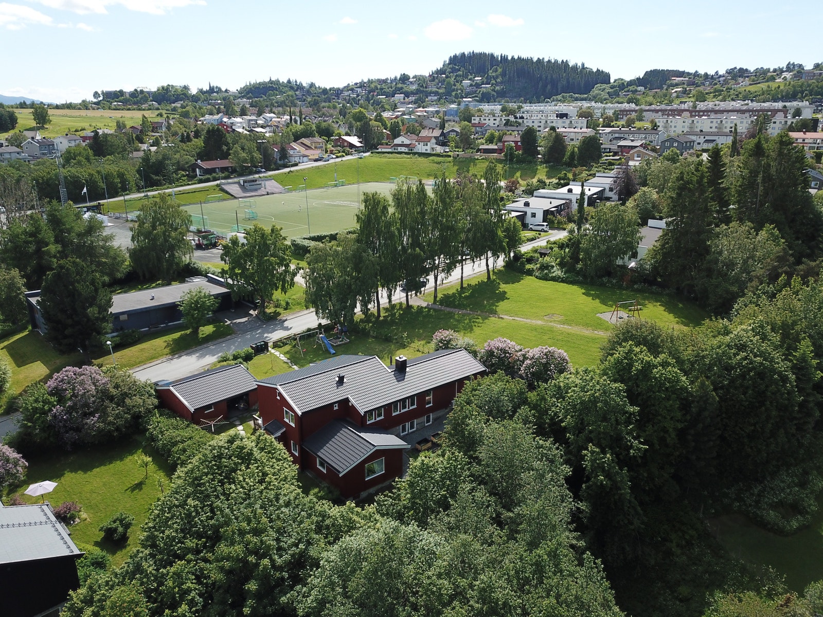 Store friområder rundt, ingen innsyn. Galleribilde
