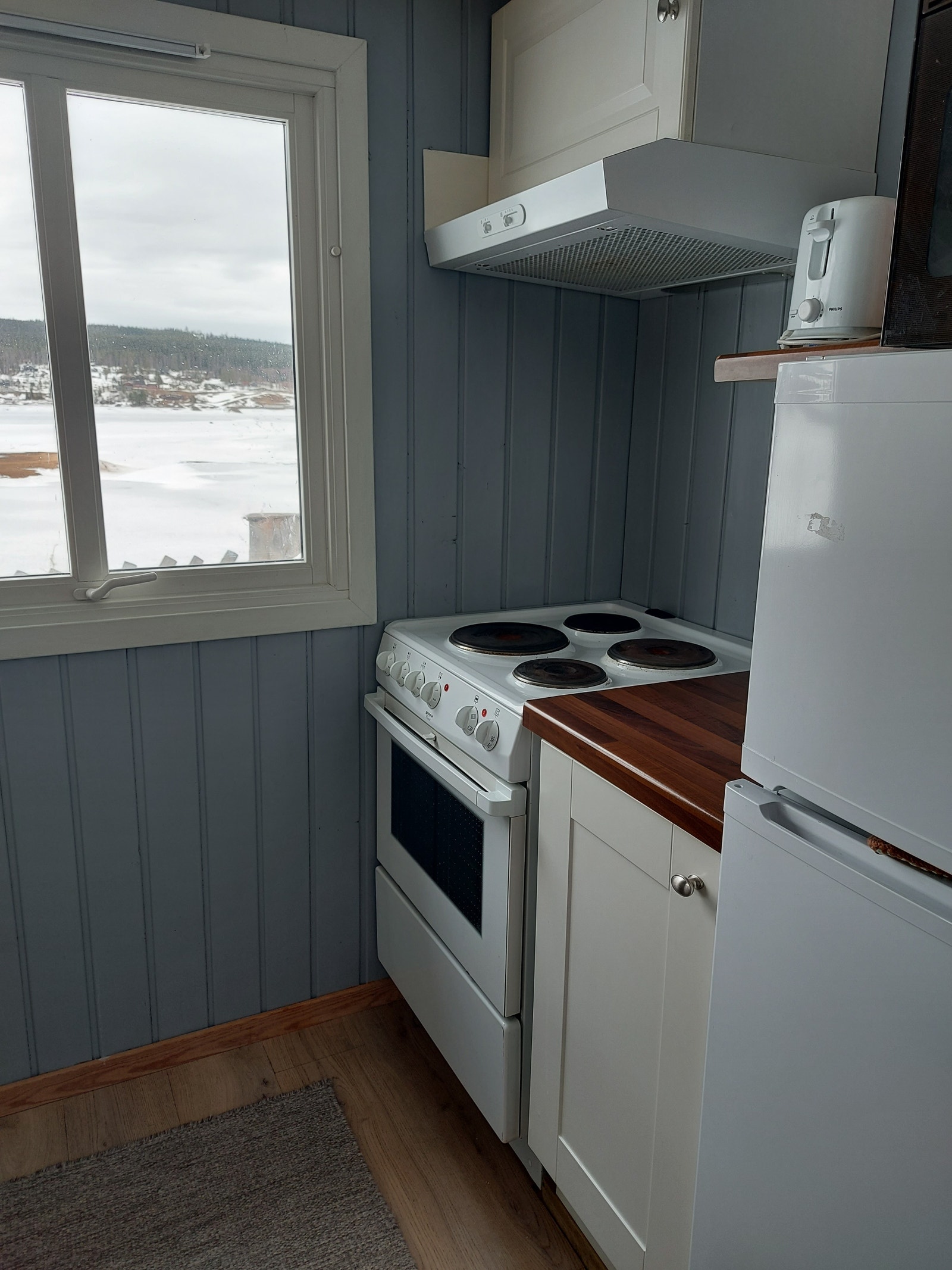 Kjøleskap med romslig fryser Galleribilde