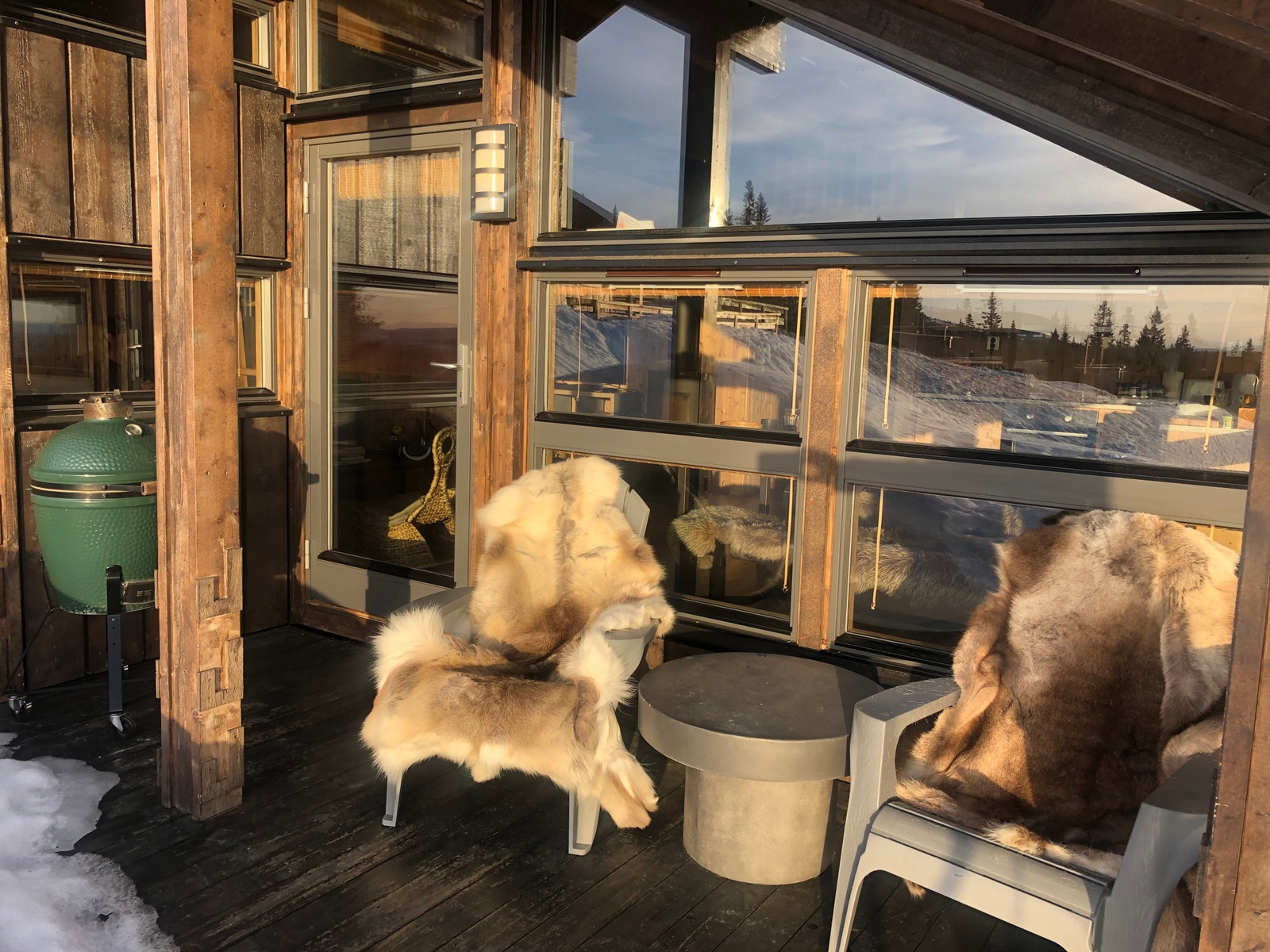 Terasse med overbygg Galleribilde