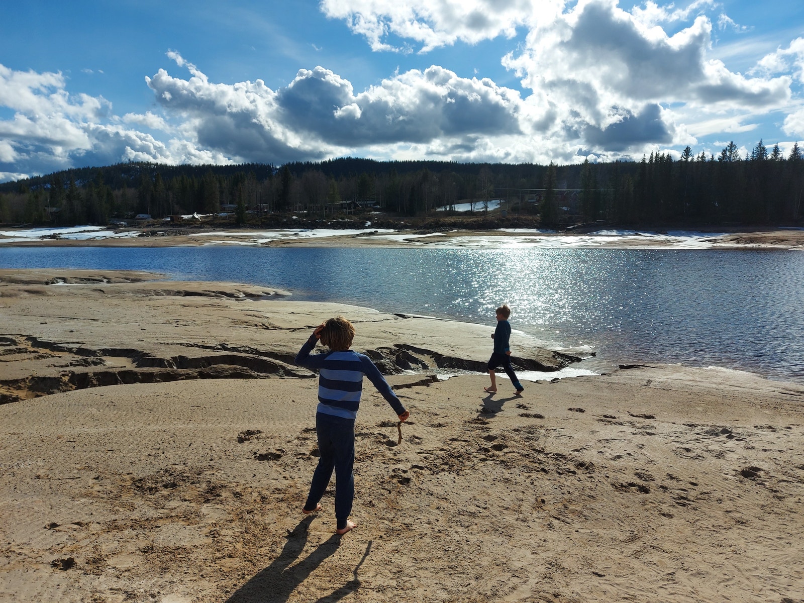 Tur på sanda i mai Galleribilde