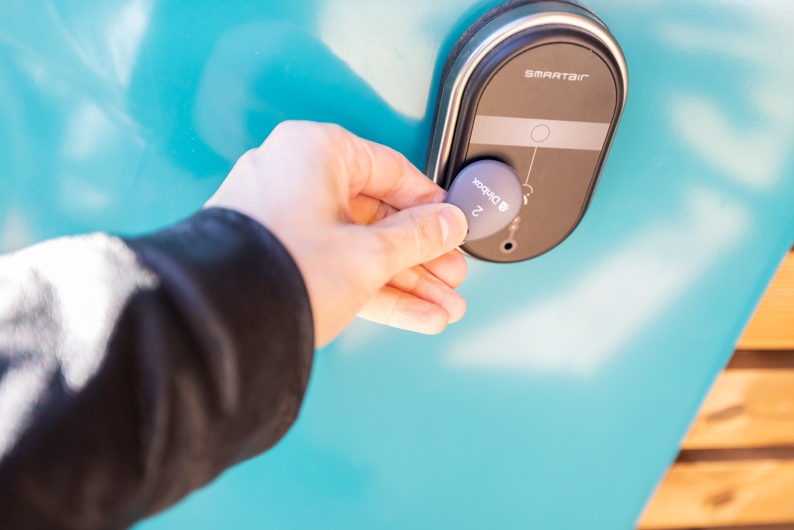 Smartløsning for inngang og parkering Galleribilde