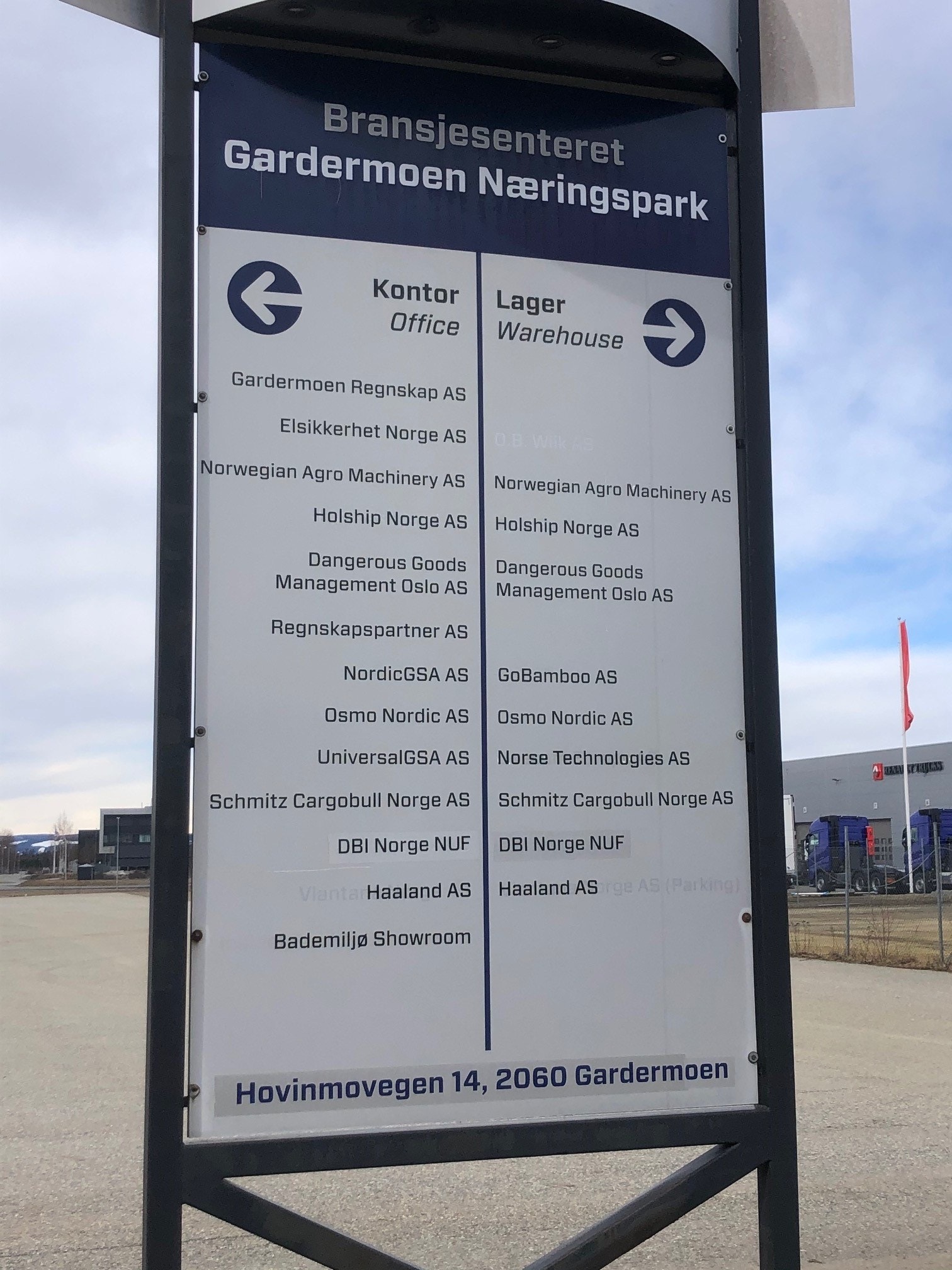 VELKOMMEN TIL BRANSJESENTERET Galleribilde