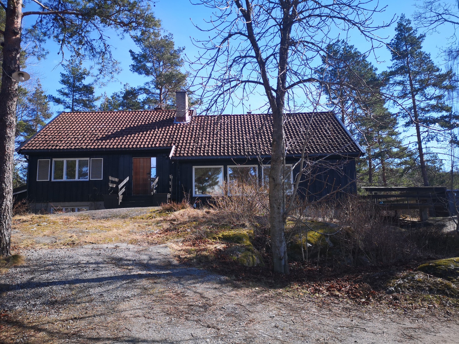 Huset utvendig Galleribilde