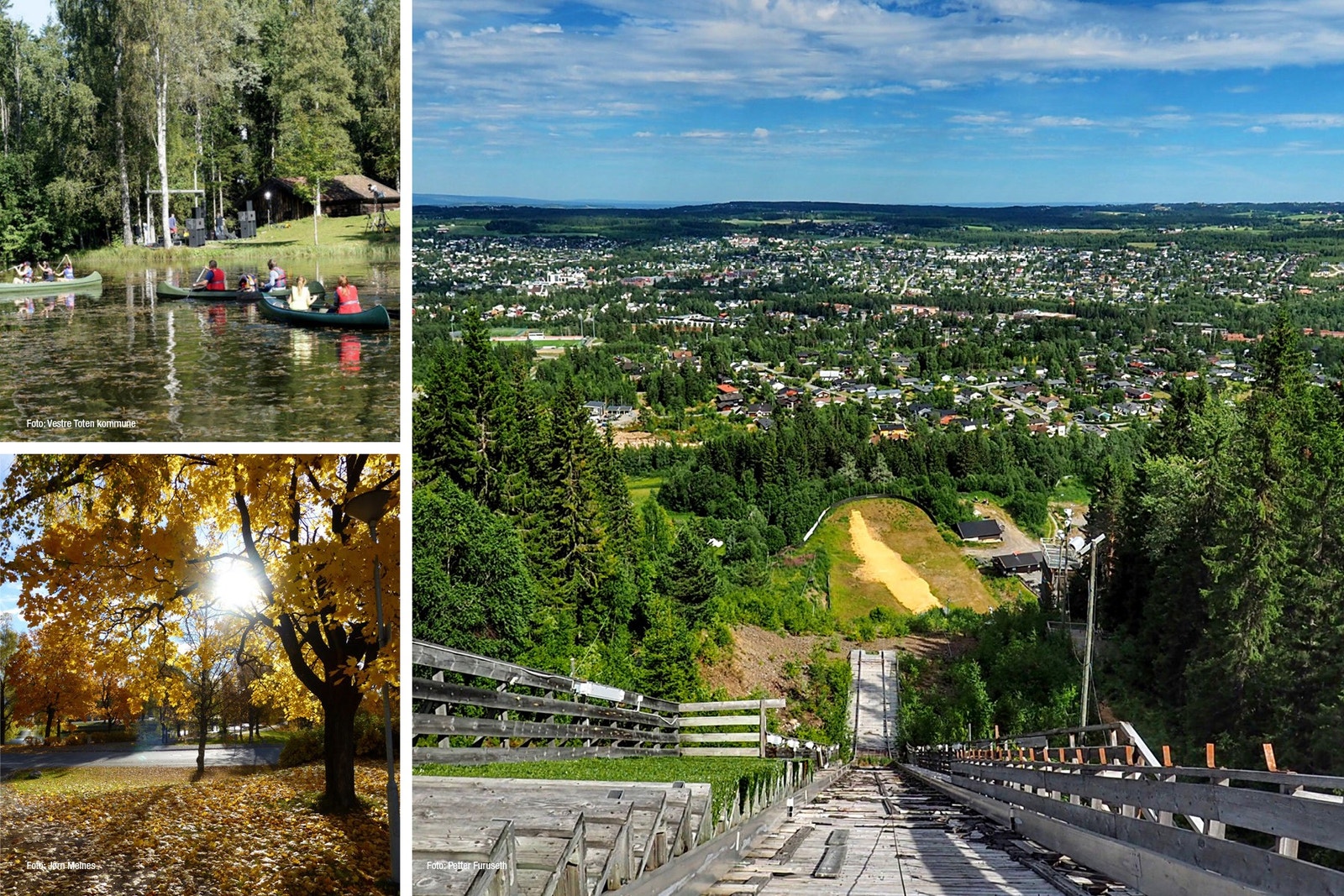 En digital promenade på kryss og tvers gjennom Vestre Toten. Foto: VTK Galleribilde