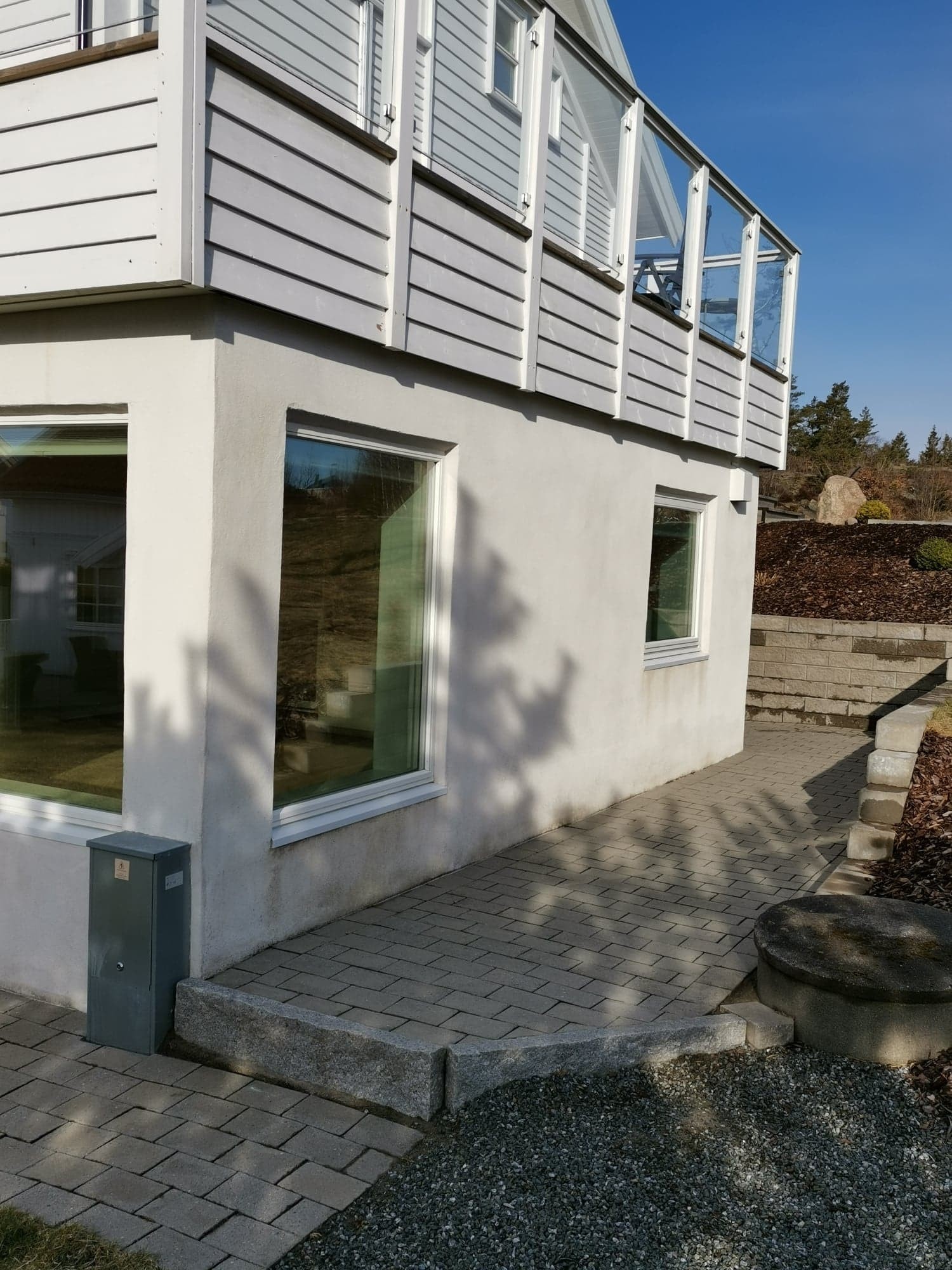 Vinduer stue og kjøkken Galleribilde