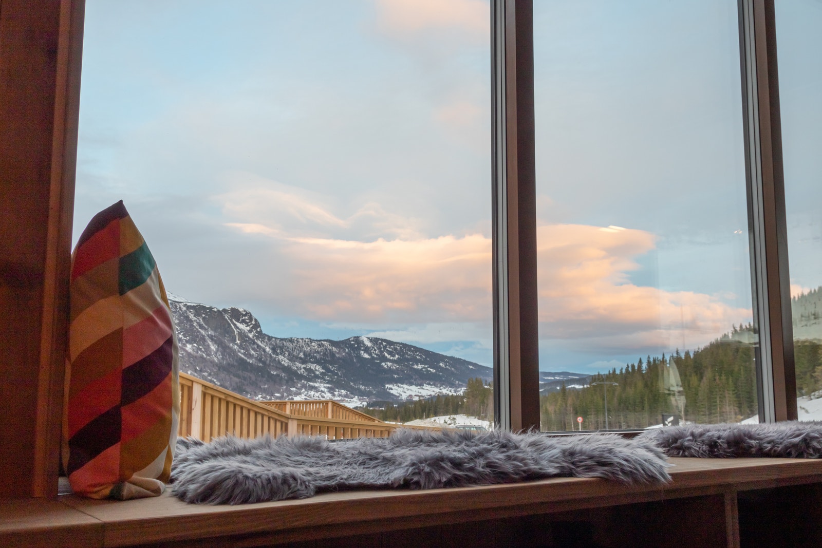 Fin sitteplass med fantastisk utsikt. Galleribilde