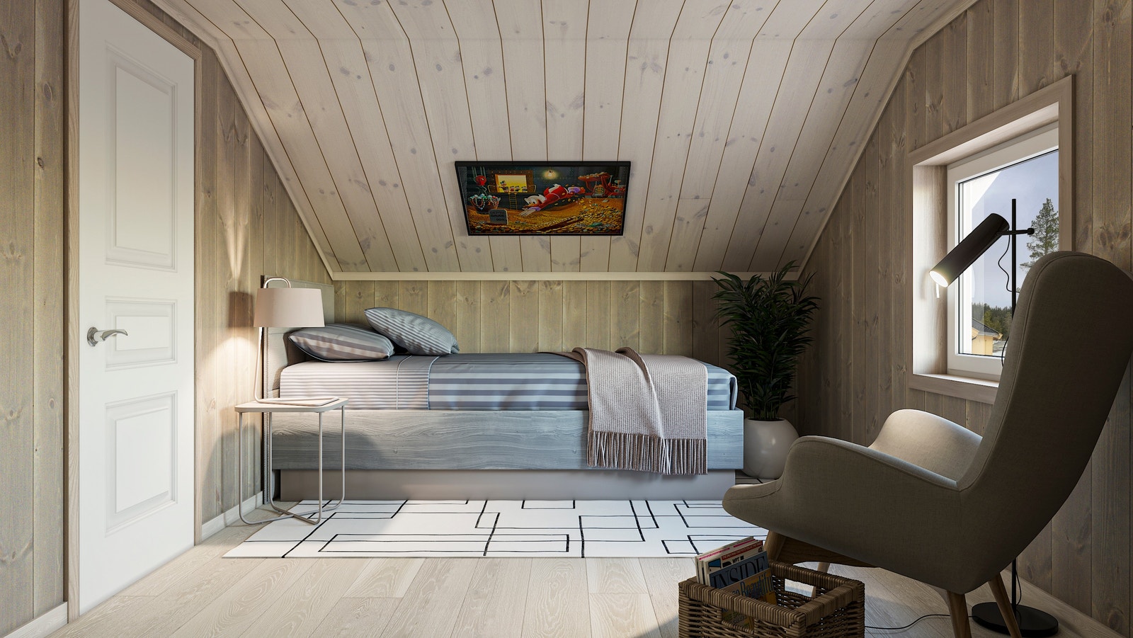 Hems rom. Kan avike fra virkeligheten Galleribilde