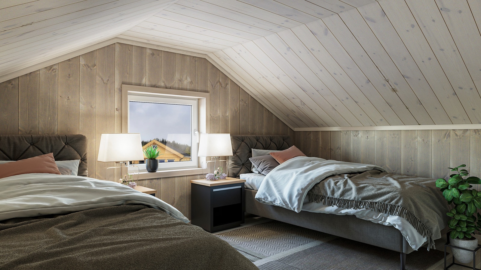 Hems rom. Kan avike fra virkeligheten Galleribilde