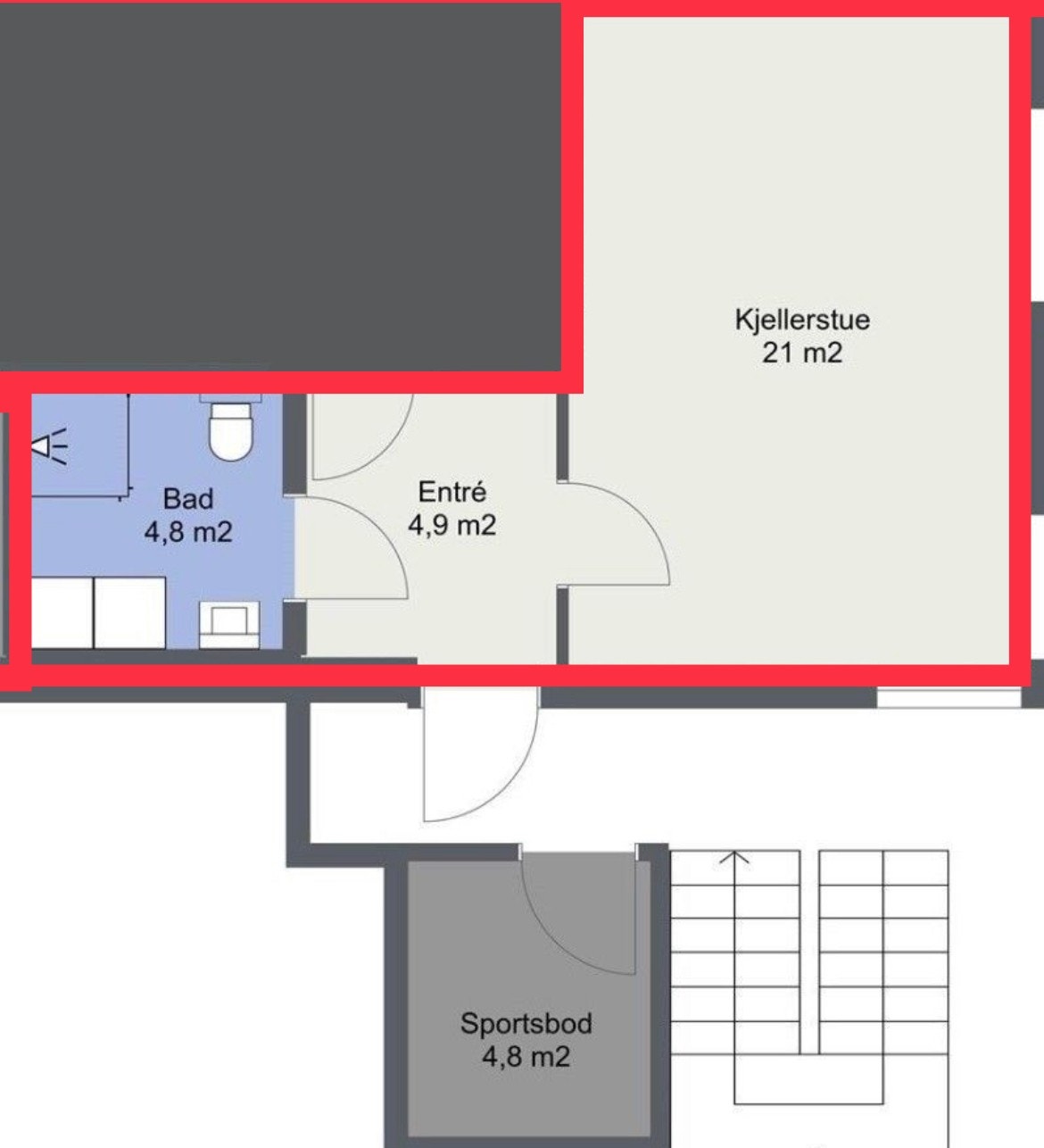Plantegning Galleribilde