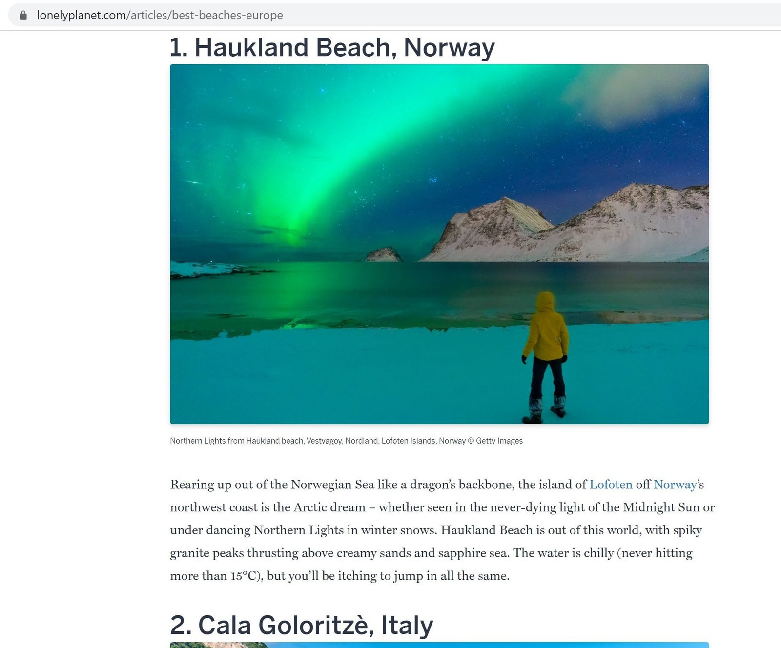 Hauklandstranda - i gangavstand fra hytta - er i 2021 kåret til Europas beste strand av Lonely Planet. Galleribilde