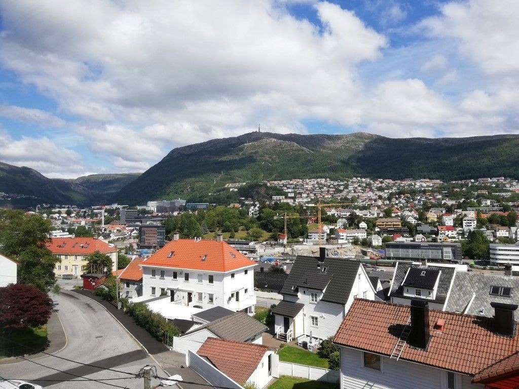 Utsikt fra felles balkong Galleribilde
