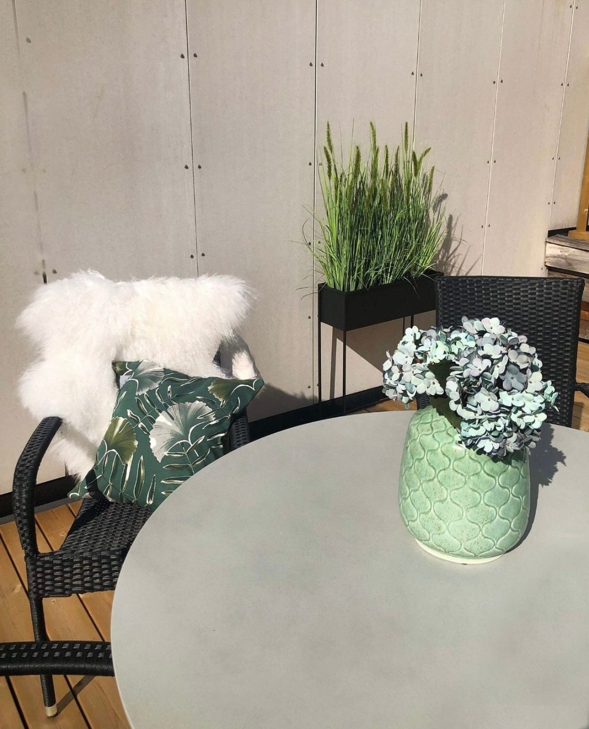 Stor og møblert takterrasse Galleribilde