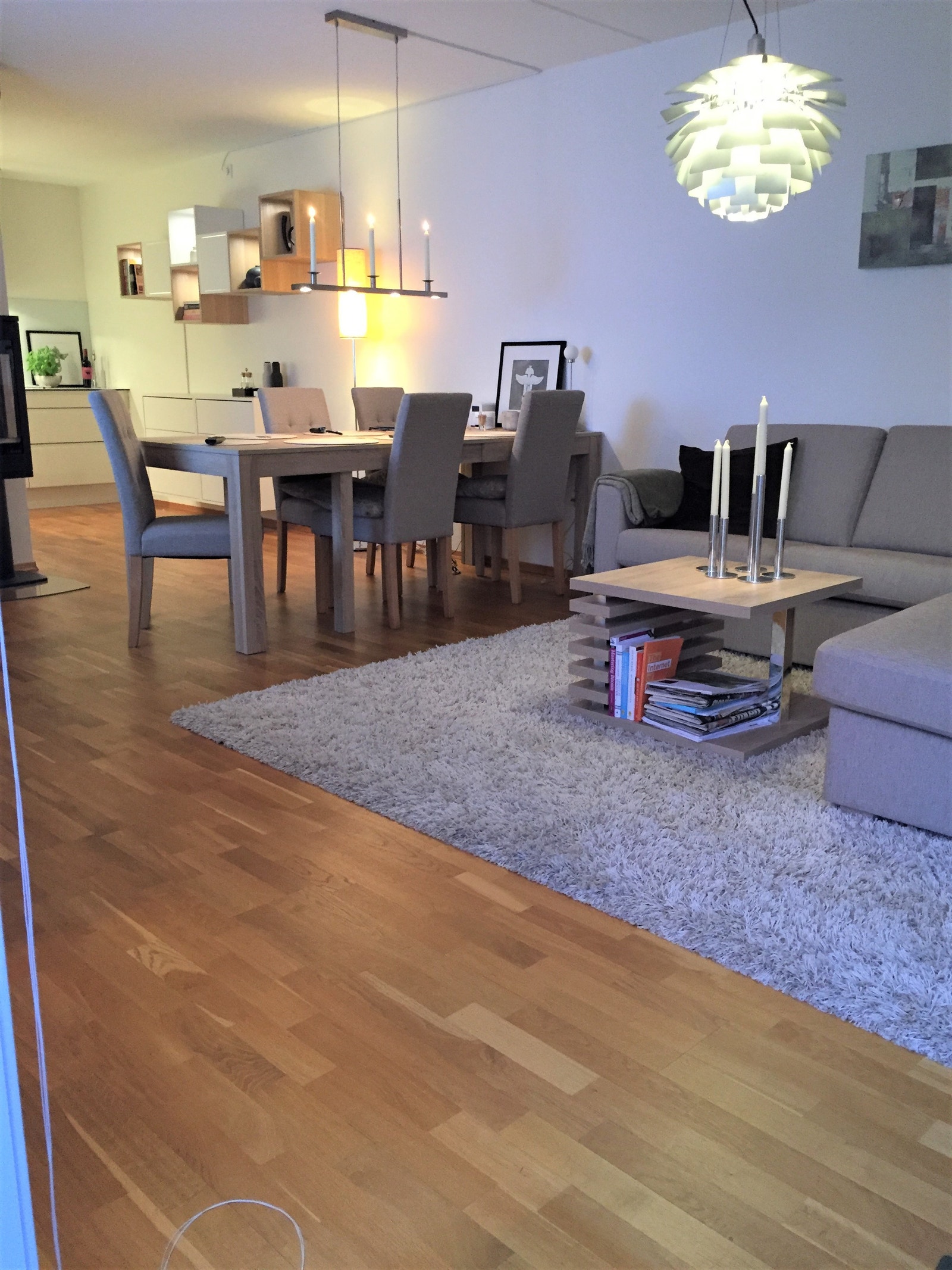 Detalj fra stuerom mot kjøkken Galleribilde