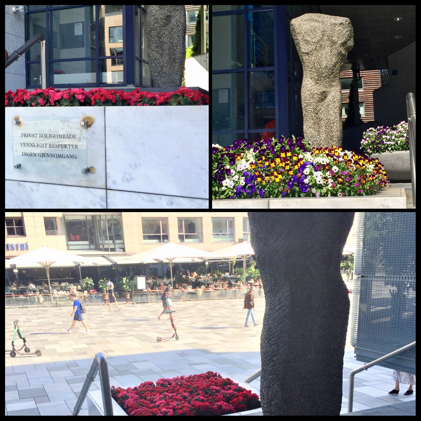 Inngang og utgang bolig mot Bryggetorget Galleribilde