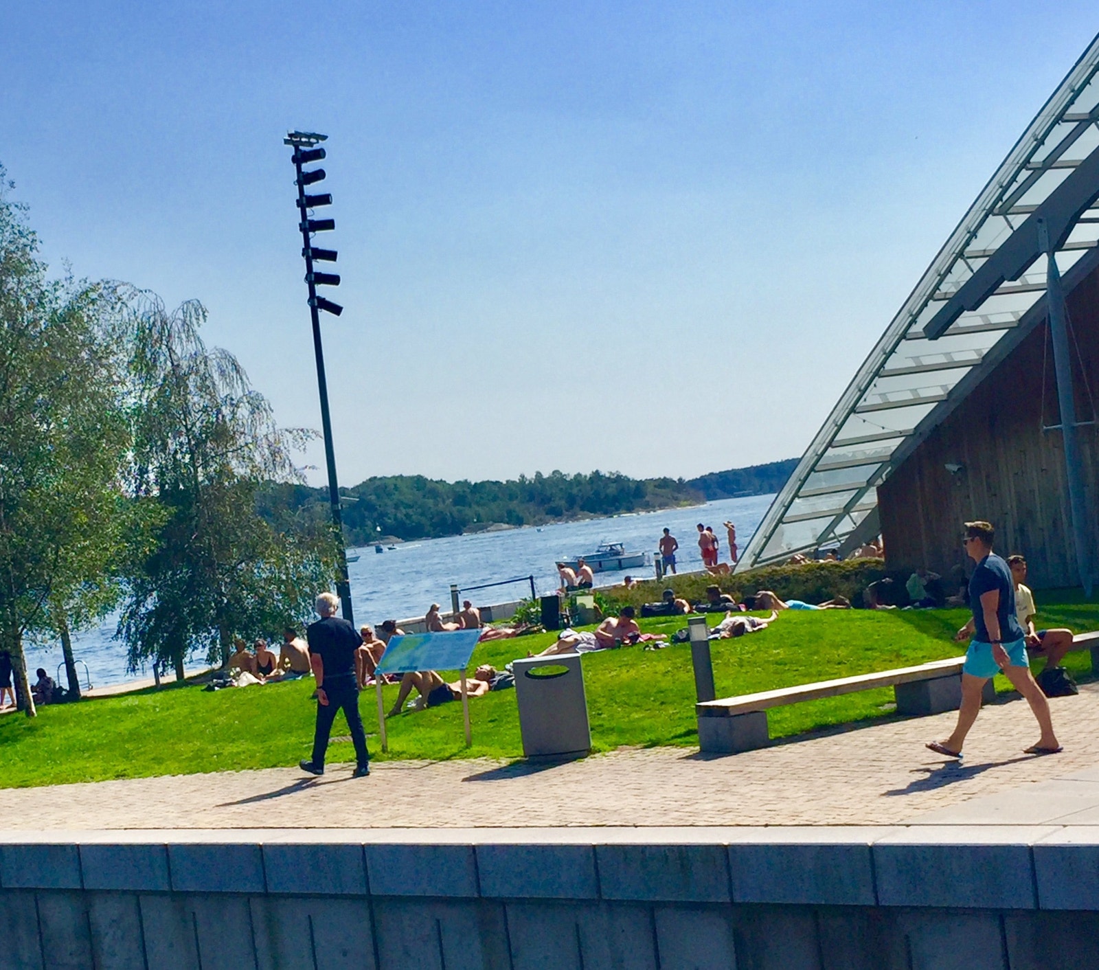 Sommer i nabolaget Galleribilde