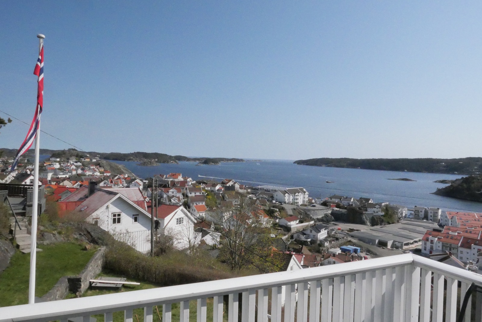 Utsikt fra veranda Galleribilde