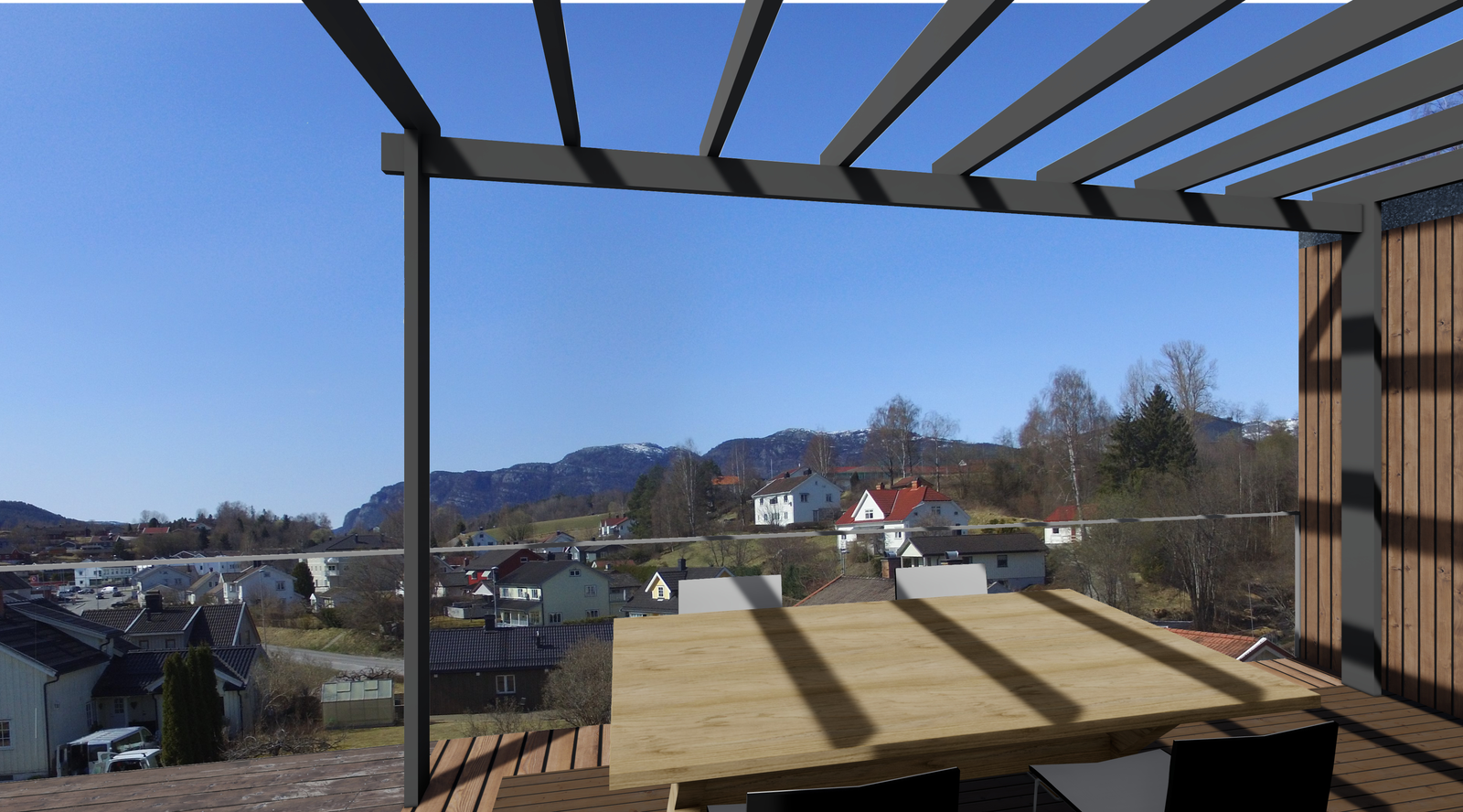 Balkongen til leiligheten din er antakelig større enn du vil finne i andre nye boligprosjekter. Galleribilde