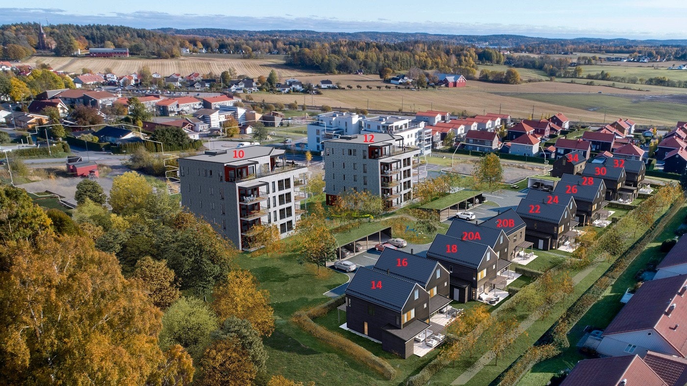 Plassering på tomta Galleribilde