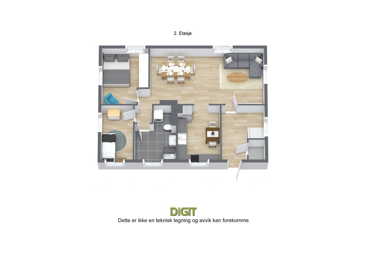 Plantegning | 2.etasje Galleribilde
