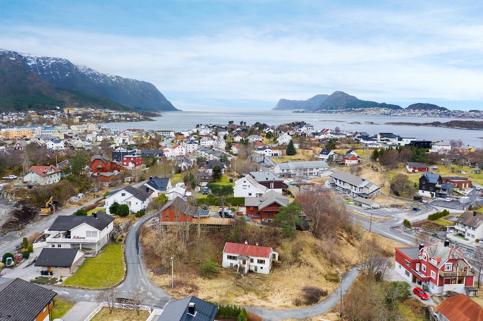 Område sett ovenfra Galleribilde
