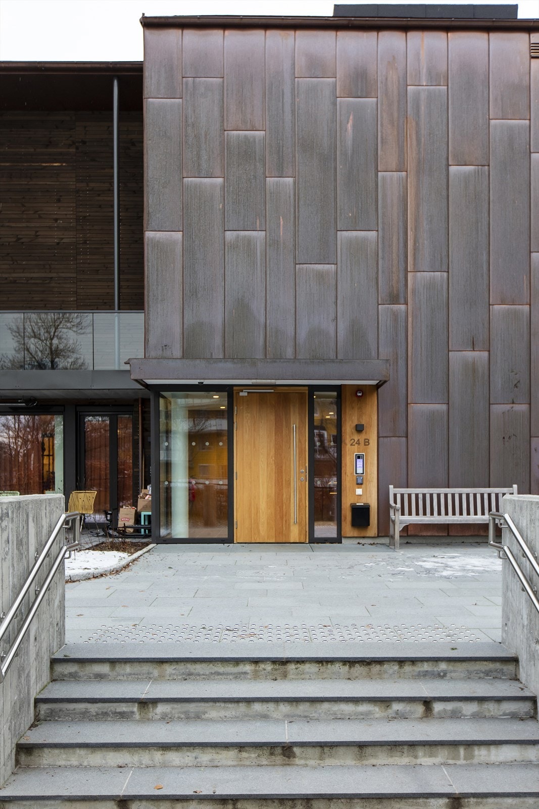 Pent opparbeidet inngangsparti gir et godt førsteinntrykk. Galleribilde