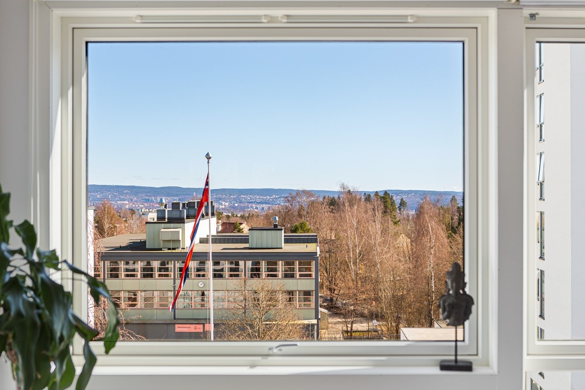 Herlig utsikt fra hovedsoverommet. Galleribilde