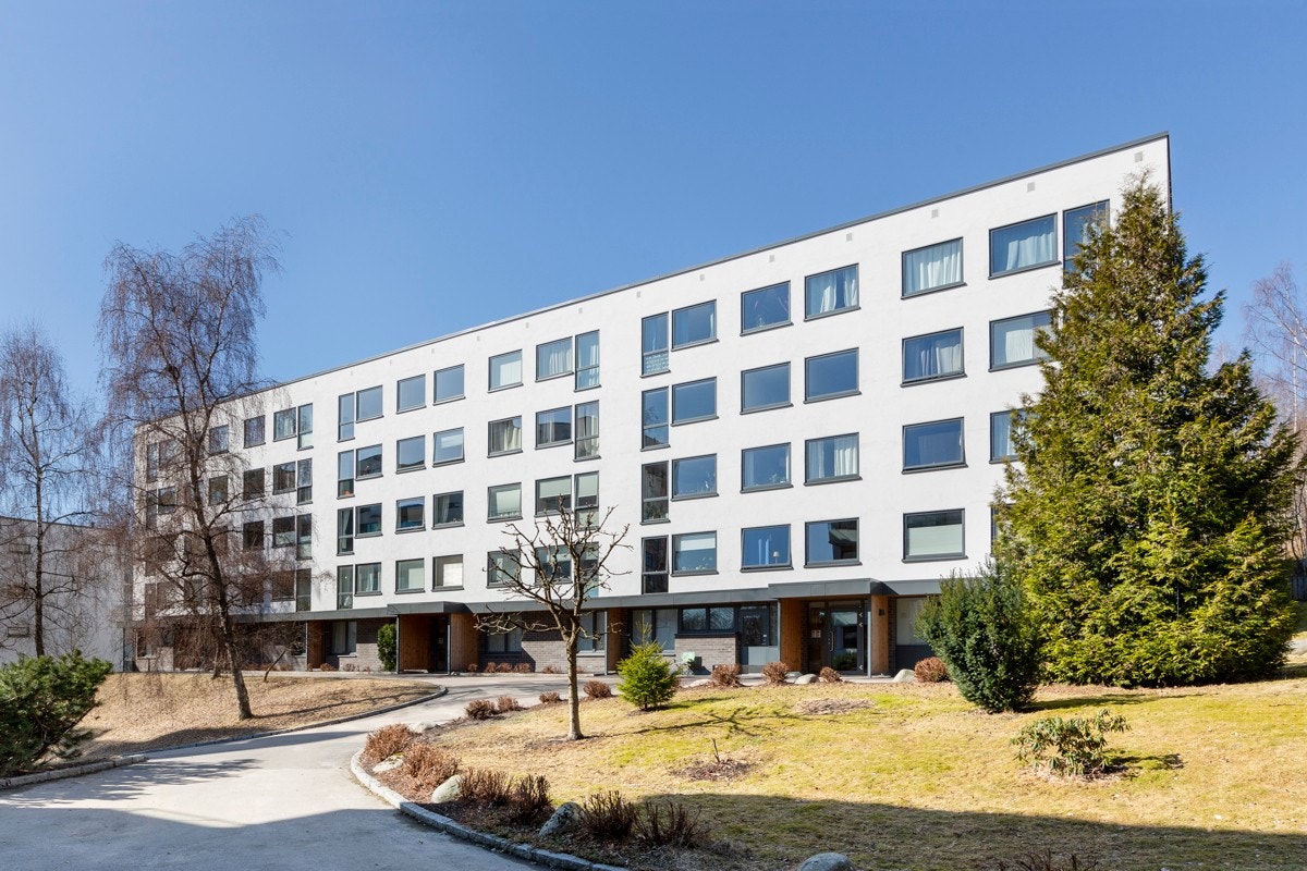 Borettslaget har nylig gjennomført rehabilitering av alle fasader (2020). Galleribilde