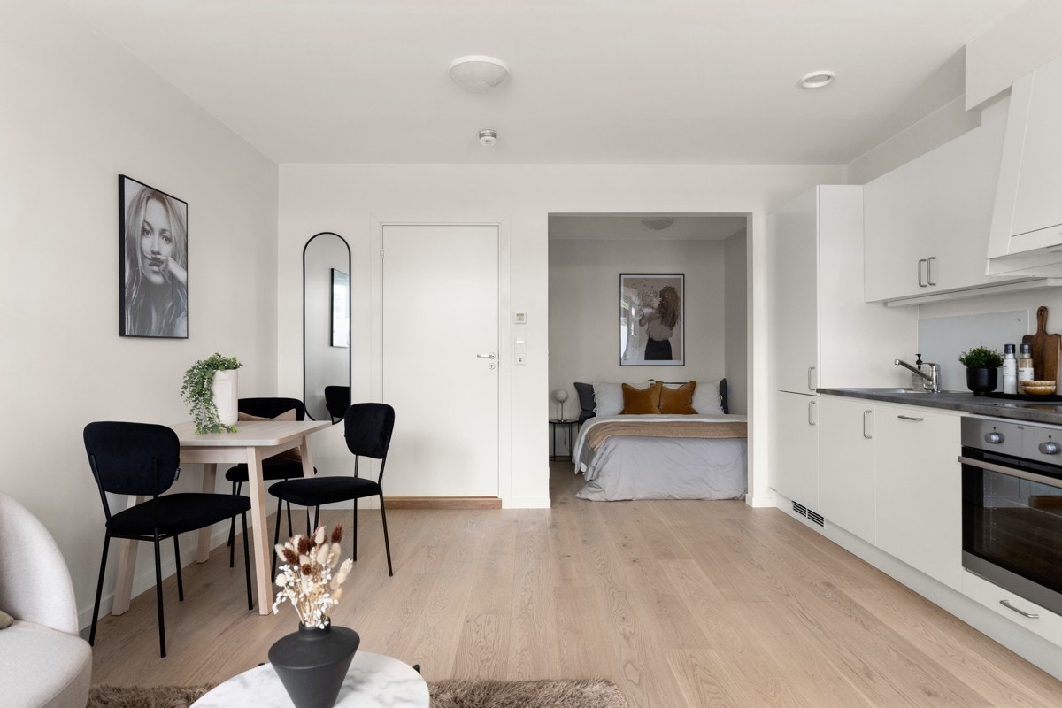 1-roms med fin planløsning. Galleribilde