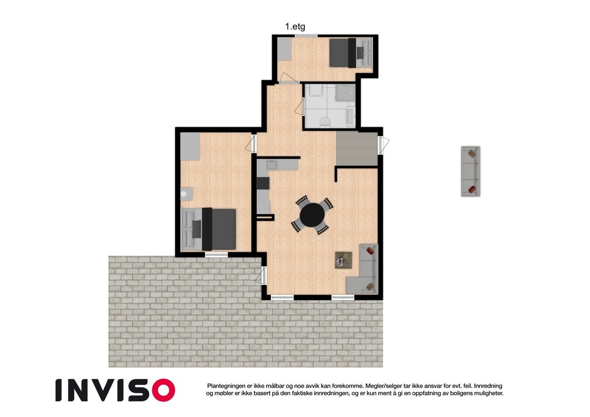 2dplan og 1 Galleribilde