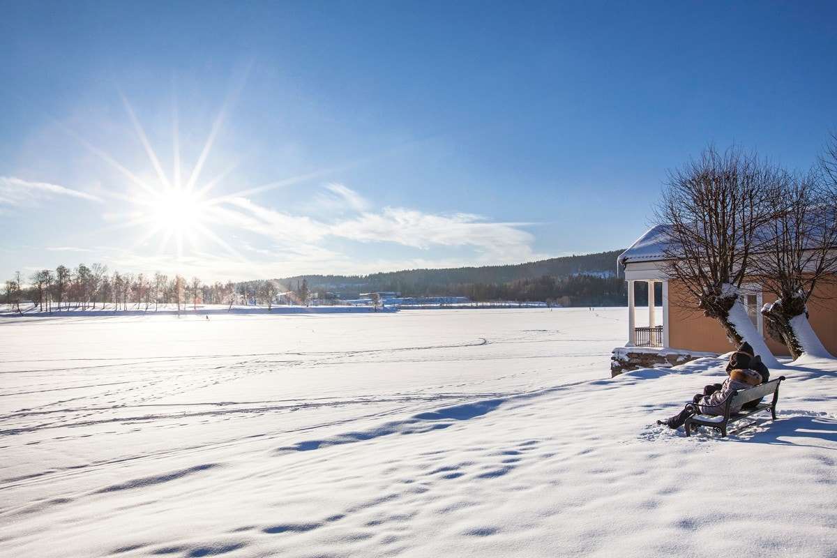 Ved Bogstadvannet, som er en hyggelig gåtur unna, finnes det flotte rekreasjonsmuligheter både sommer og vinter. Galleribilde