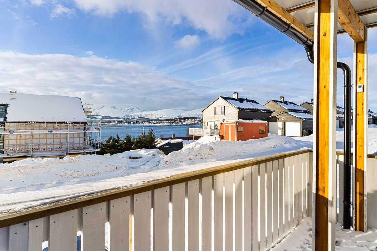 Terrassen er naturlig overbygd