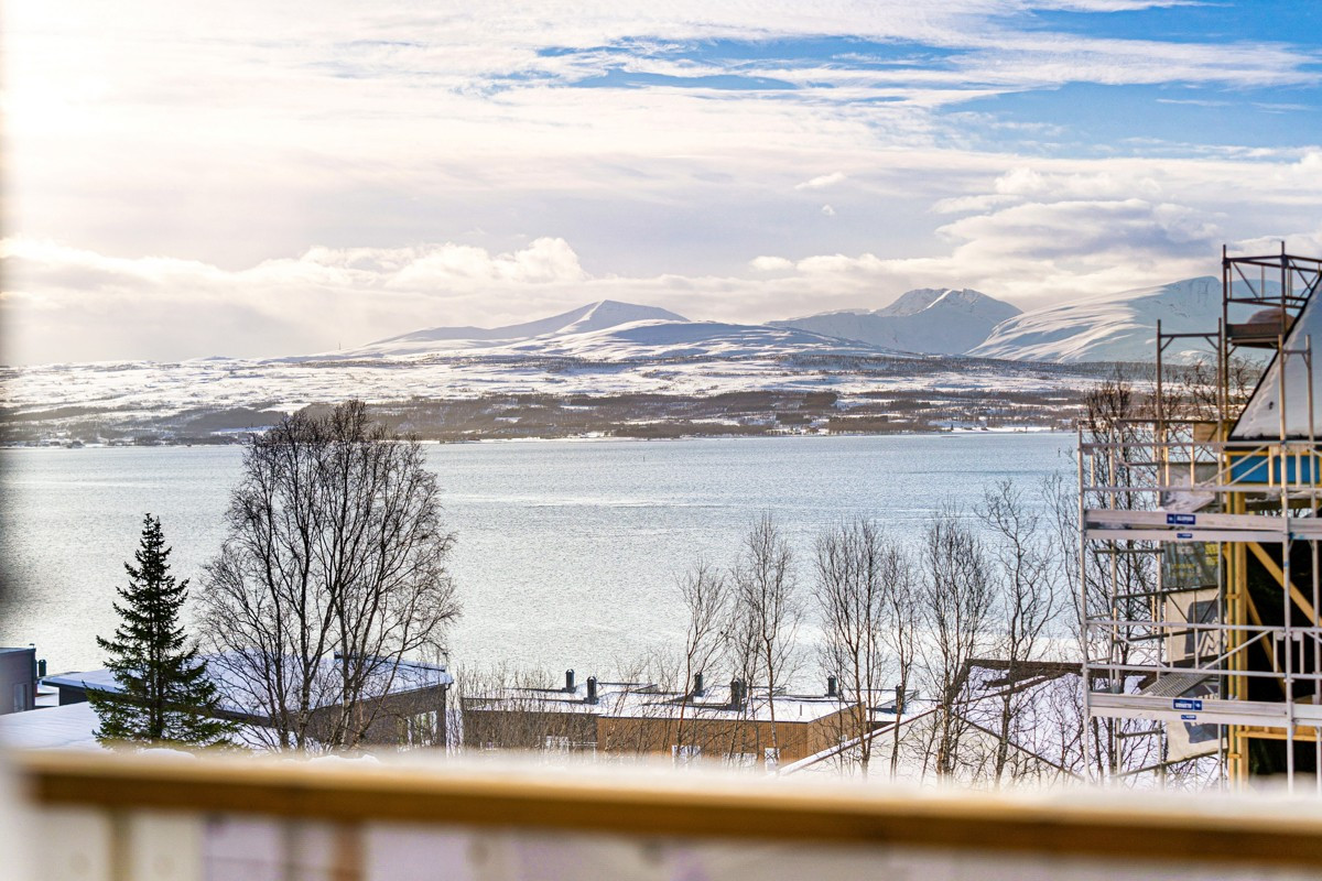 Flott utsikt over mot Tromsøya og nærmiljøet!