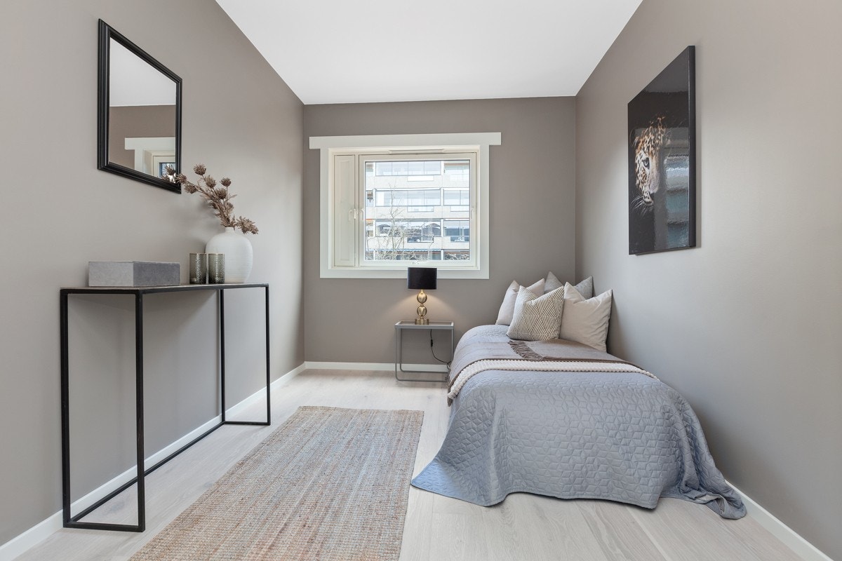 Soverom 2 egner seg godt som barne-/gjesterom eller kontor. Galleribilde