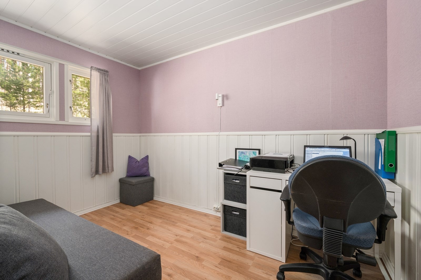 Rommet ligger usjenert til uten innsyn. Galleribilde