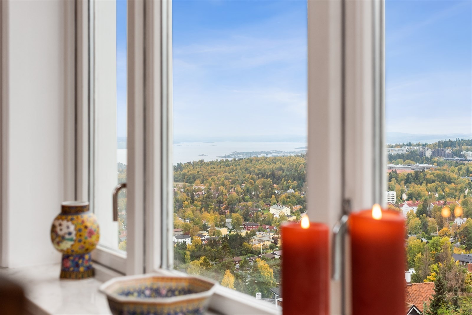 Fantastisk utsikt også fra kjøkkenet. Galleribilde