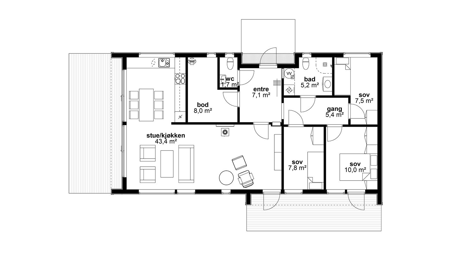 Plantegning Galleribilde