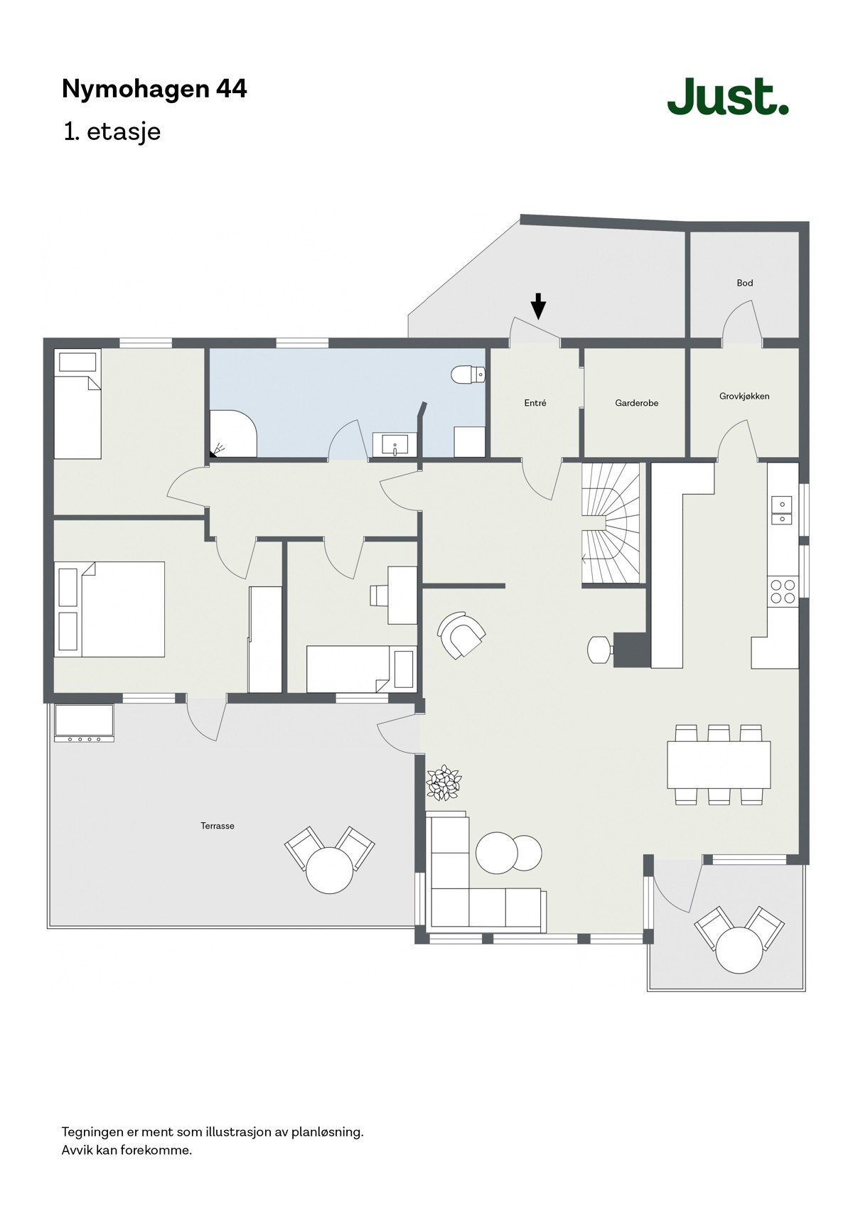 Planskisse 1.etasje
