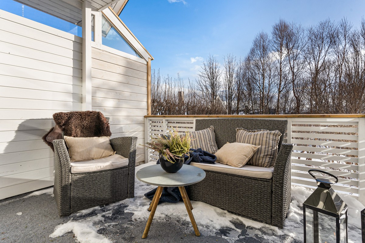 Veranda med gode solforhold!