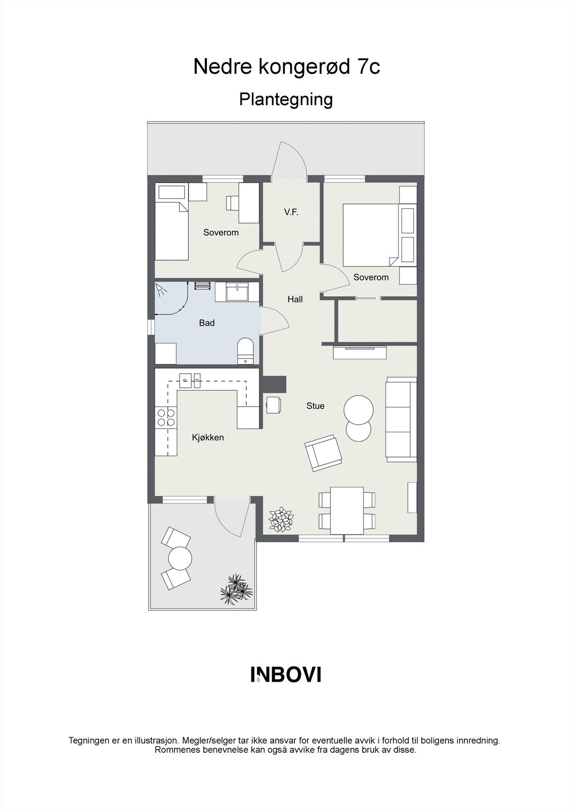 Plantegning Galleribilde