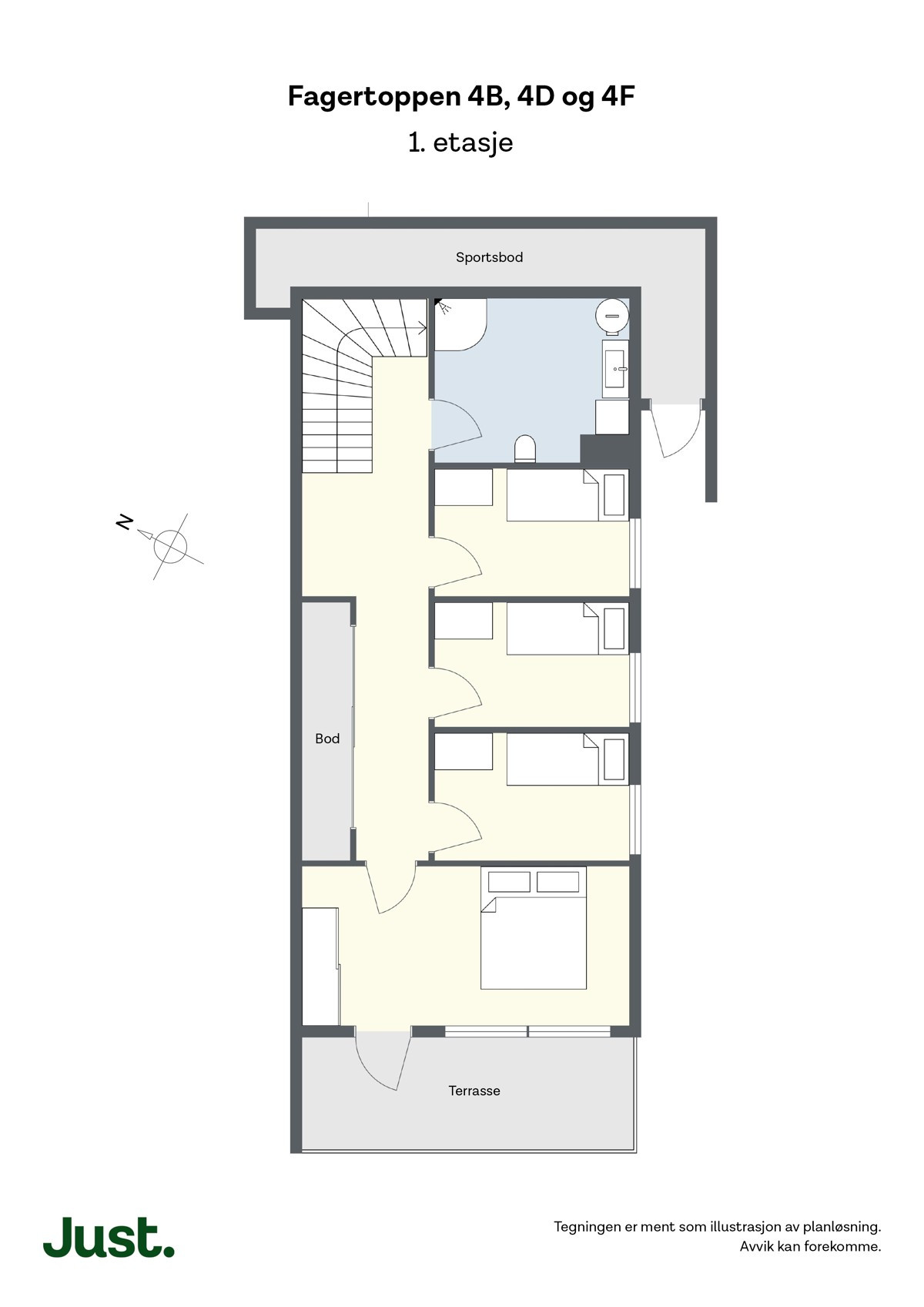Planskisse nedre plan