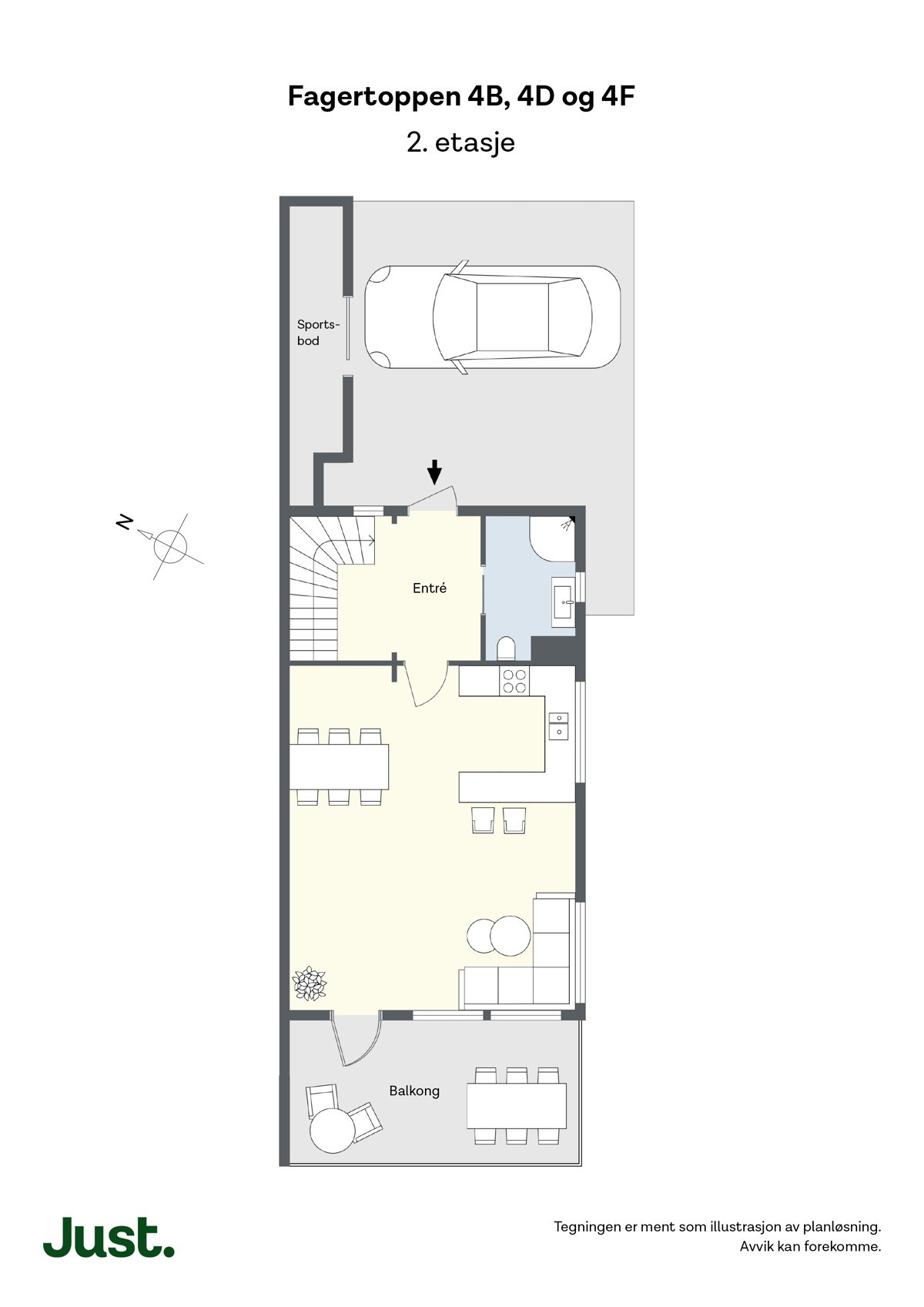 Planskisse øvre plan