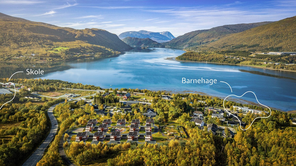 Gangavstand til barnehage og skole