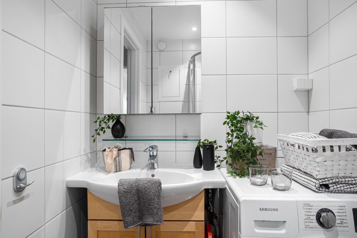 Bade fremstår godt vedlikeholdt og moderne. Galleribilde