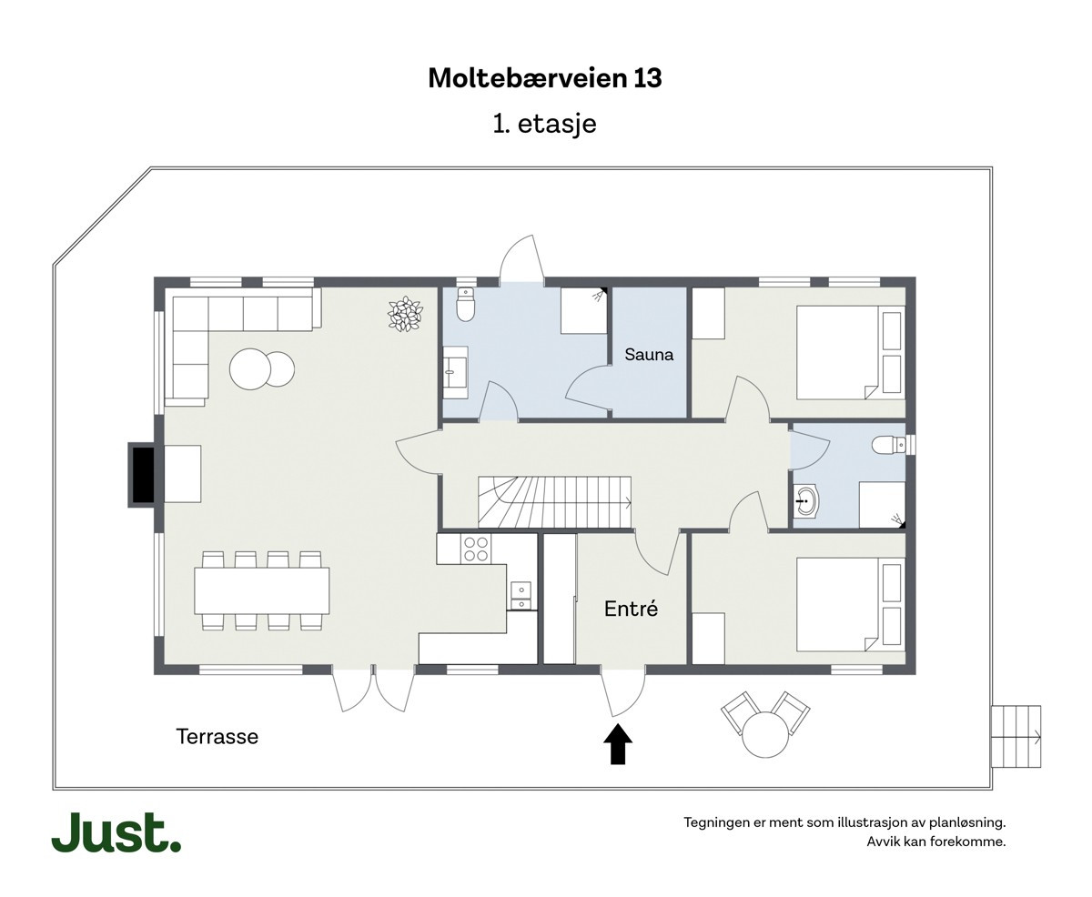 moltebærveien 13 planskisse