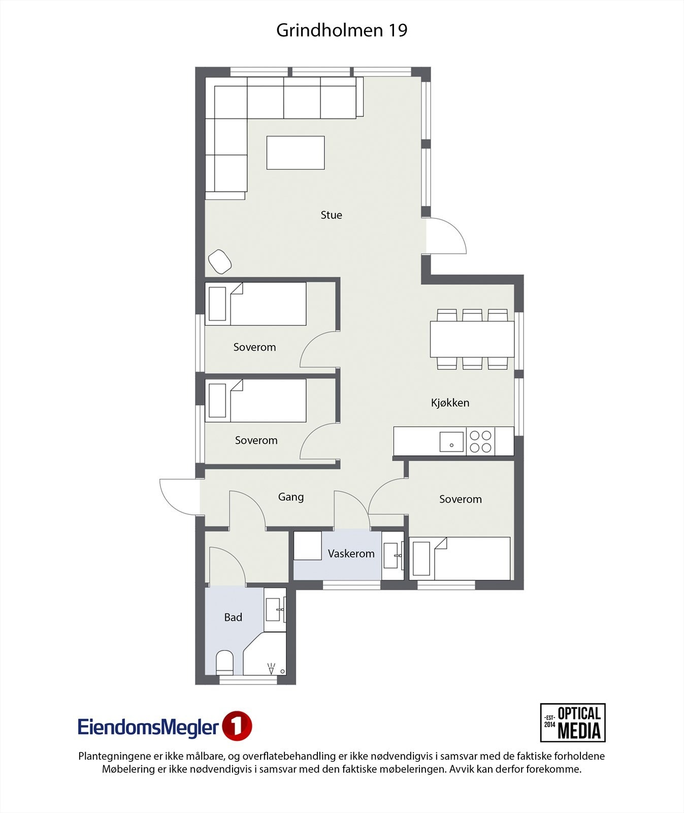 Plantegning Galleribilde