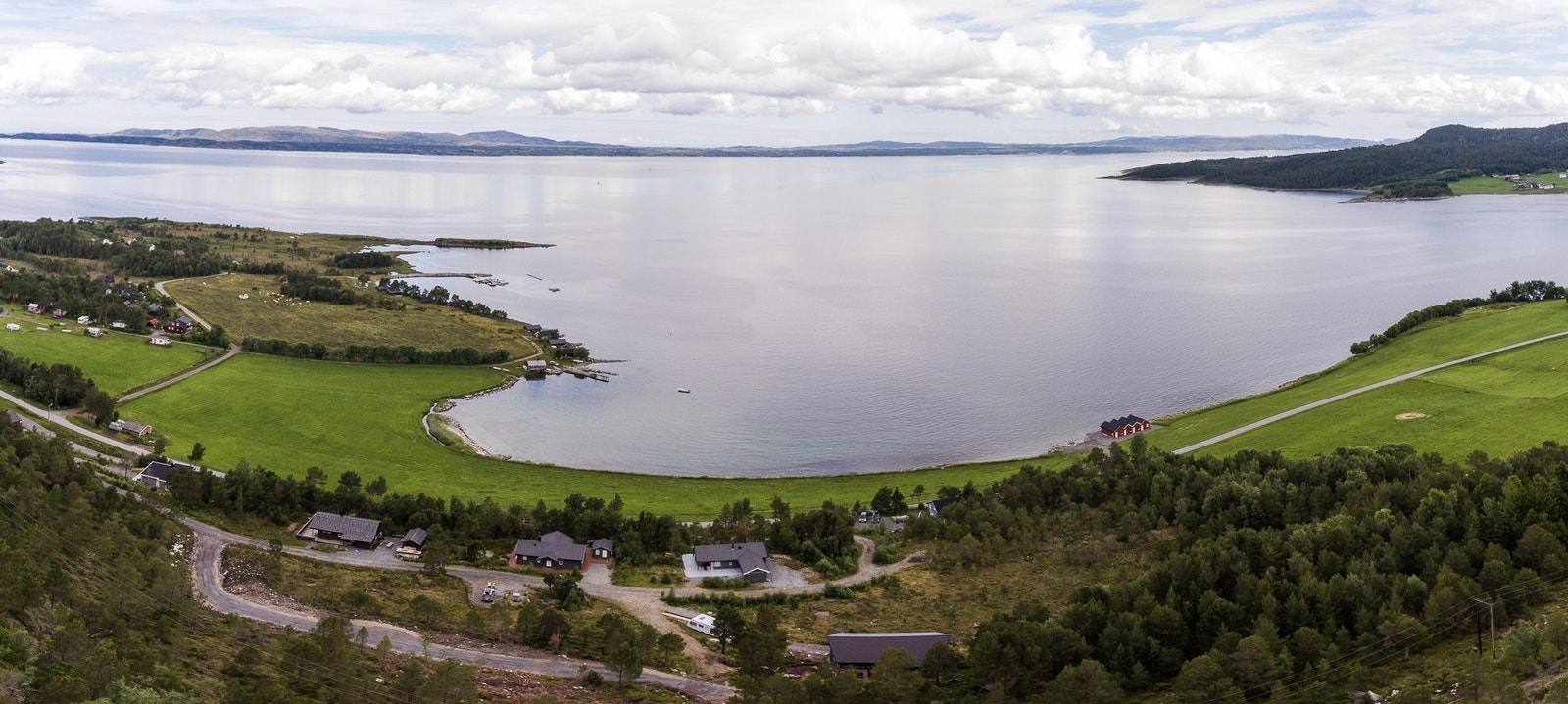 Felt med havutsikt Galleribilde