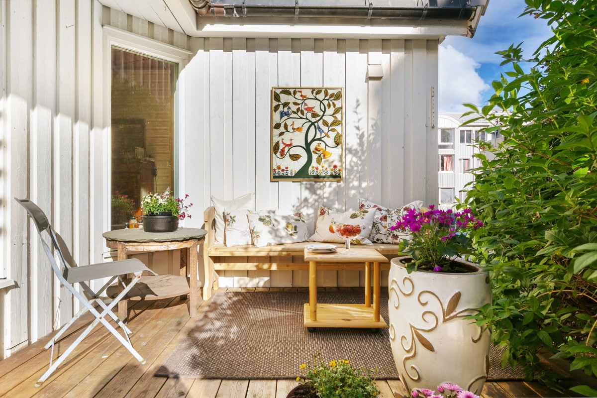 Lun og hyggelig bakgård